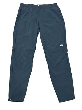 🖤REI Co-op Swiftland Tapered Track Pants Men's Large Tall Black Athletic Jogger